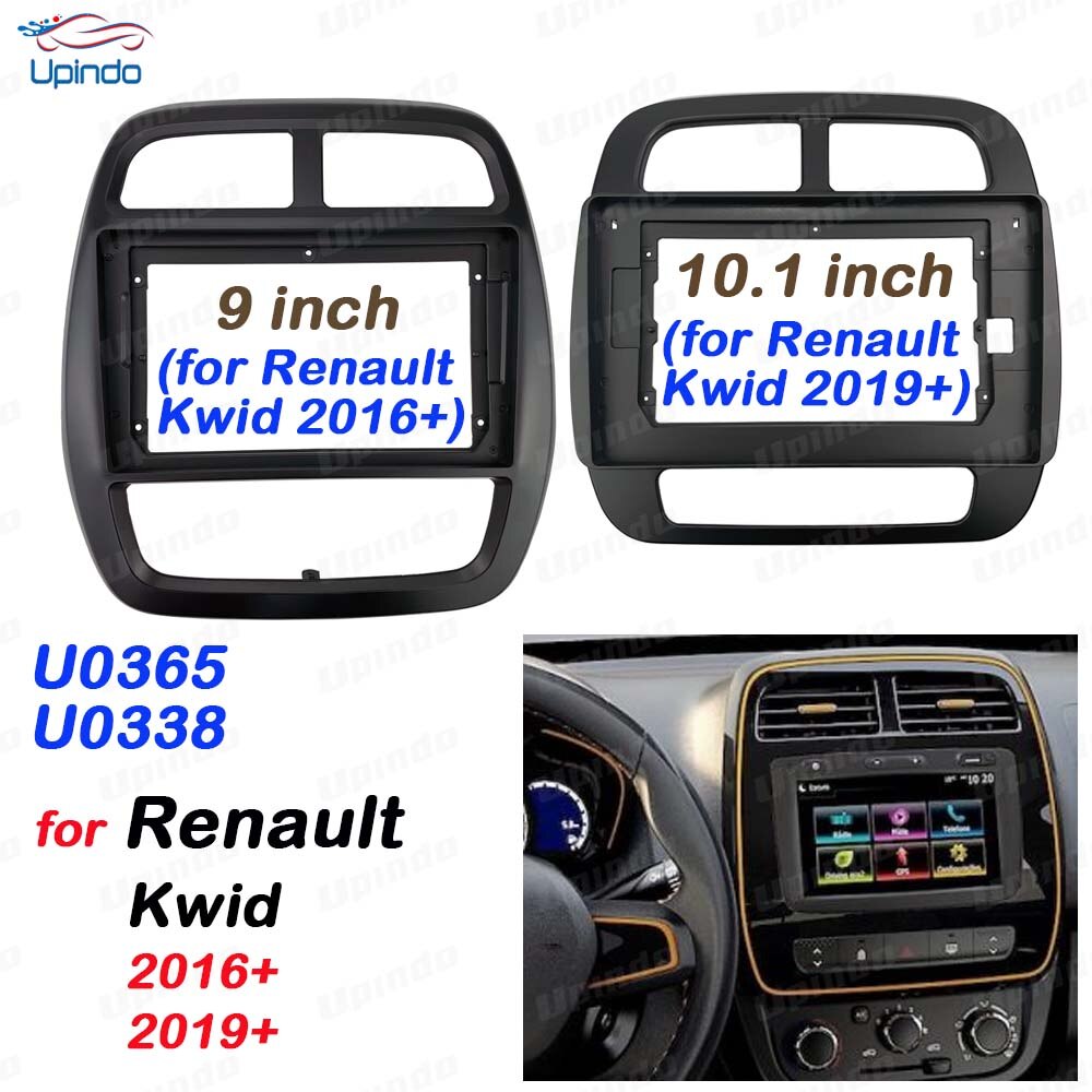2 Din 9 Ǵ 10.1 ġ ڵ  þ г    ABS + PC öƽ ġ Ʈ ŰƮ,  Kwid 2016 + 2019 +